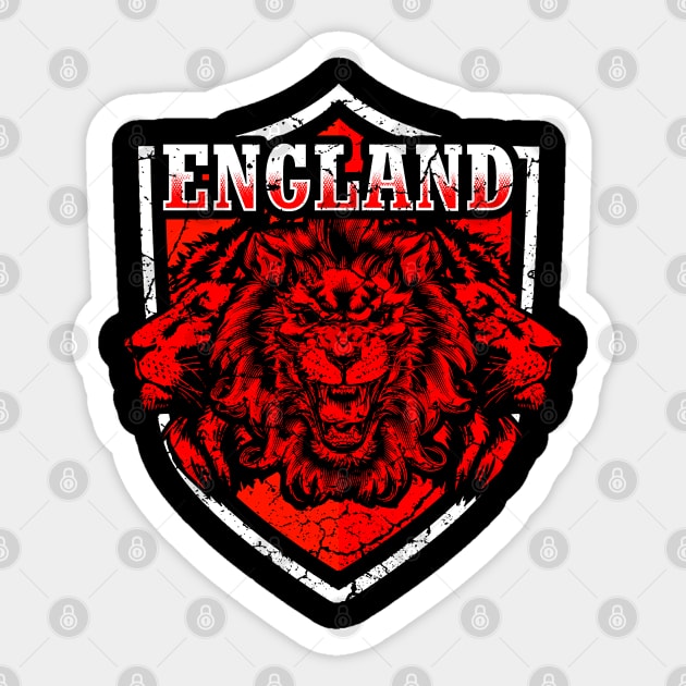 England Three Lions Sticker by Mila46